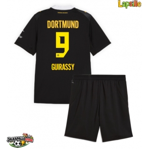 Borussia Dortmund Serhou Guirassy #9 Vieraspaita Lapsille 2026-27 Lyhythihainen (+ shortsit)